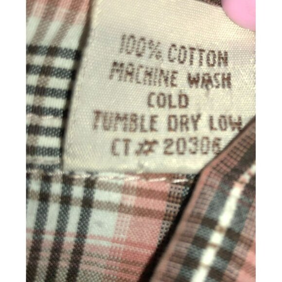 SCULLY PEARL SNAP ROCKABILLY SHIRT SZ XL BROWN PLAID COWBOY WESTERN COTTON MENS - Picture 7 of 7